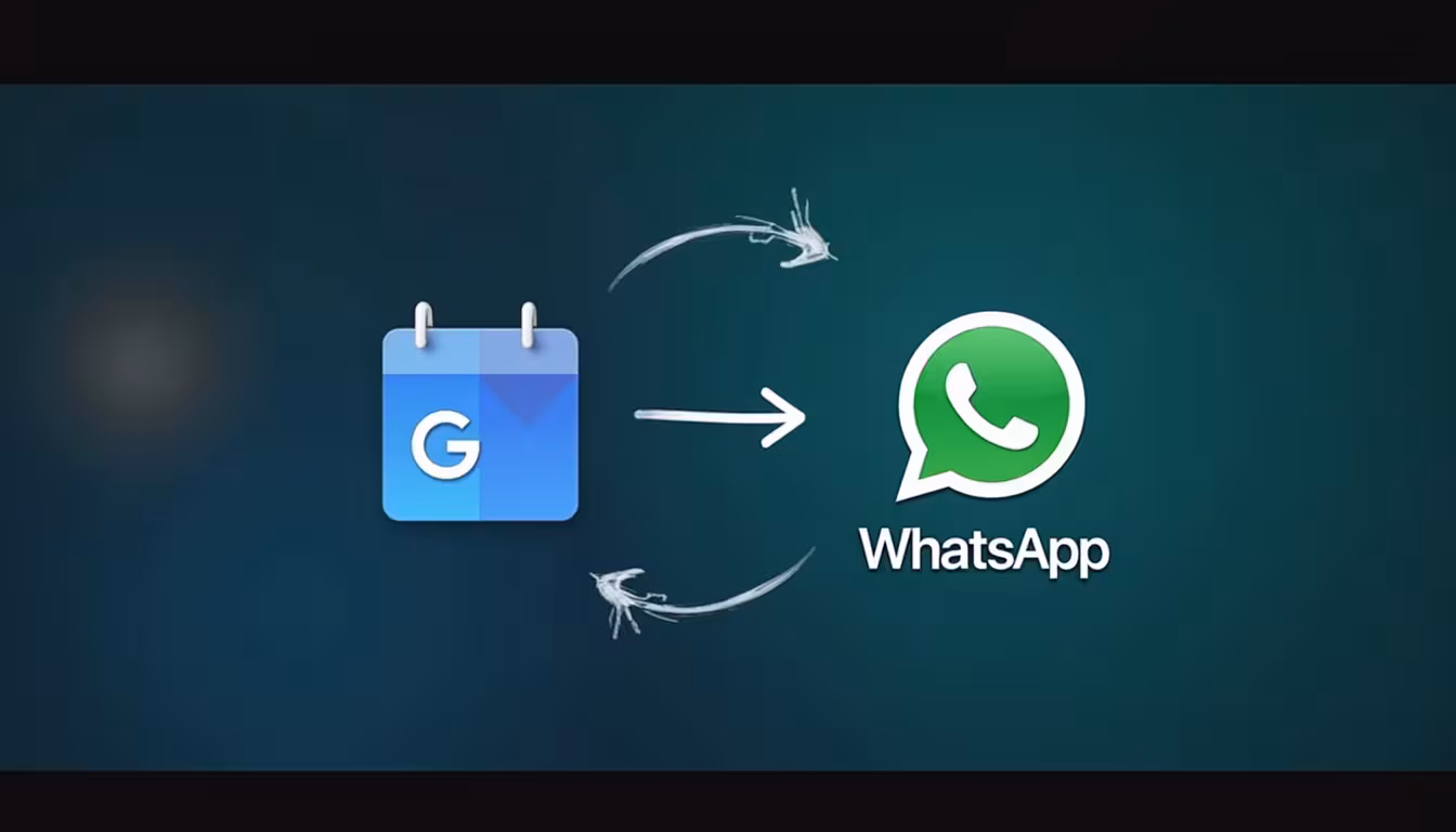 WhatsApp + Google Calendar: Tutorial Prático